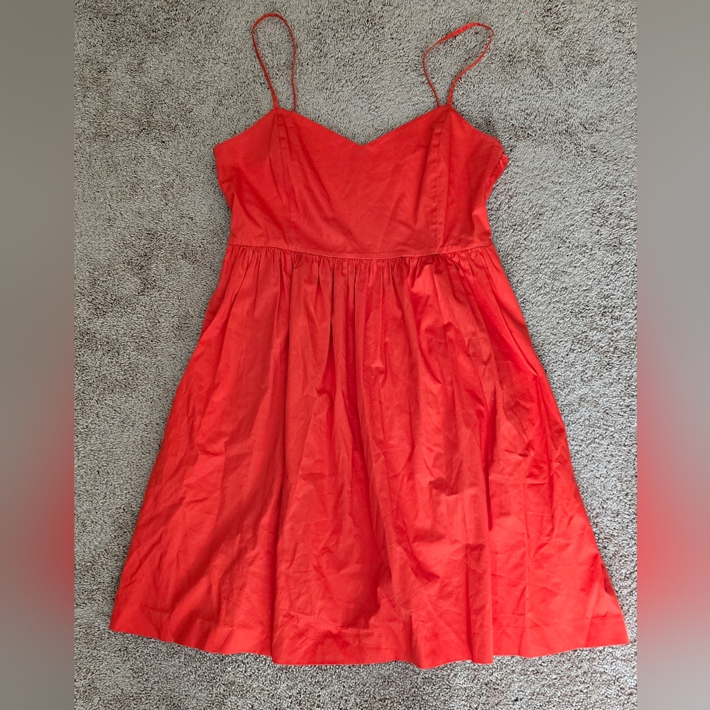 GAP Bold Red Strapless Sun Dress